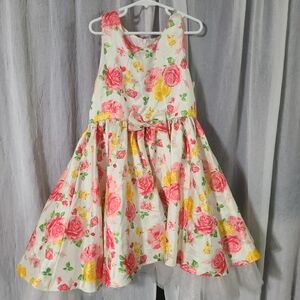 American Princess Girls Floral Dress Size 8